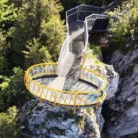 Skywalk-ul spectaculos de pe Rarău: cum a fost construit „cuibul de șoim” suspendat la peste 1.500 de metri