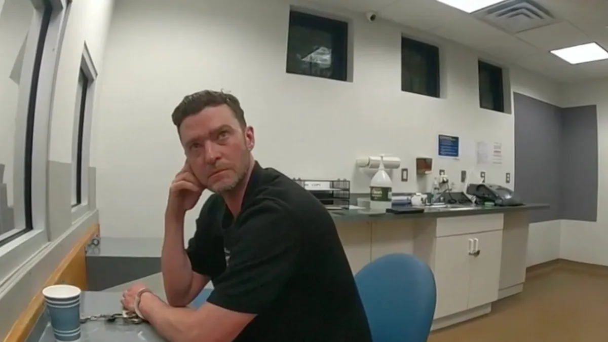 Justin Timberlake arestat, beat la volan (sursa: Sag Harbor Police Departament)