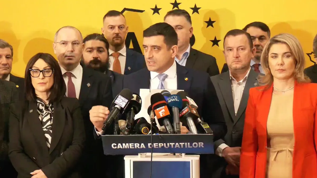 Moțiunea de cenzură împotriva guvernului, depusă (sursa: Facebook/George Simion)