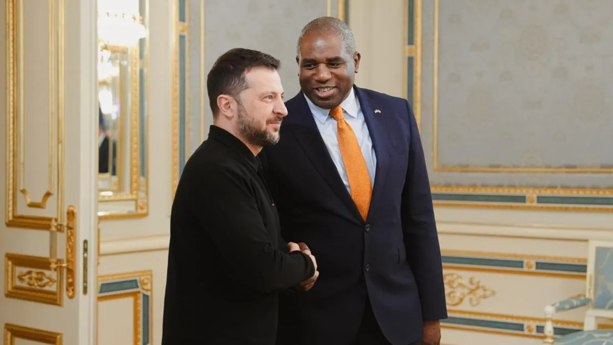 Confiscarea activelor rusești pentru susținerea Ucrainei (sursa: X/David Lammy)