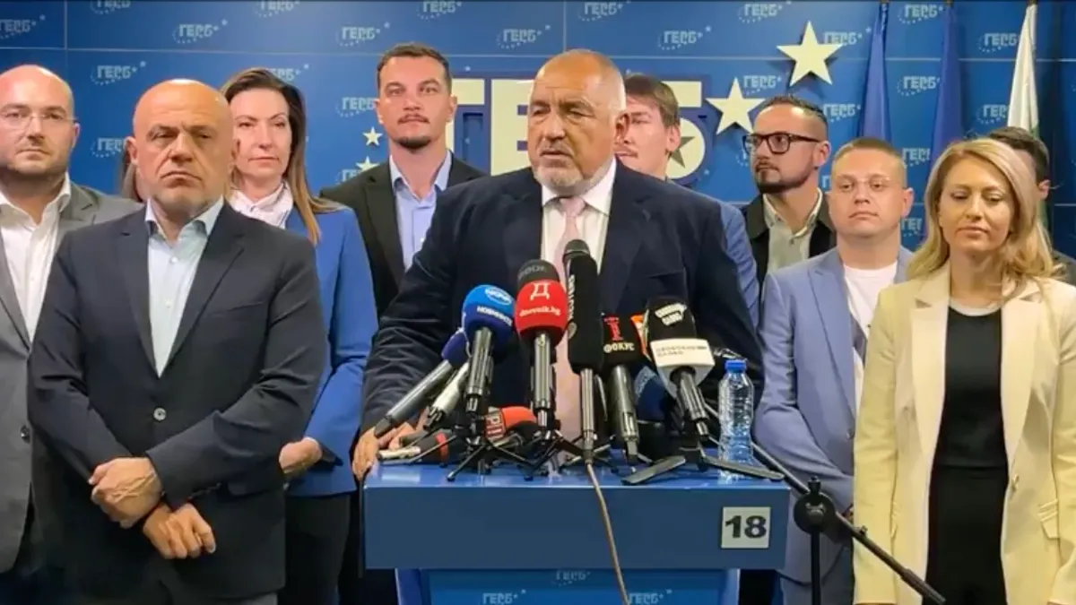 Alegeri Bulgaria, conservatorii câștigă, fără majoritate (sursa: Facebook/Boyko Borissov)