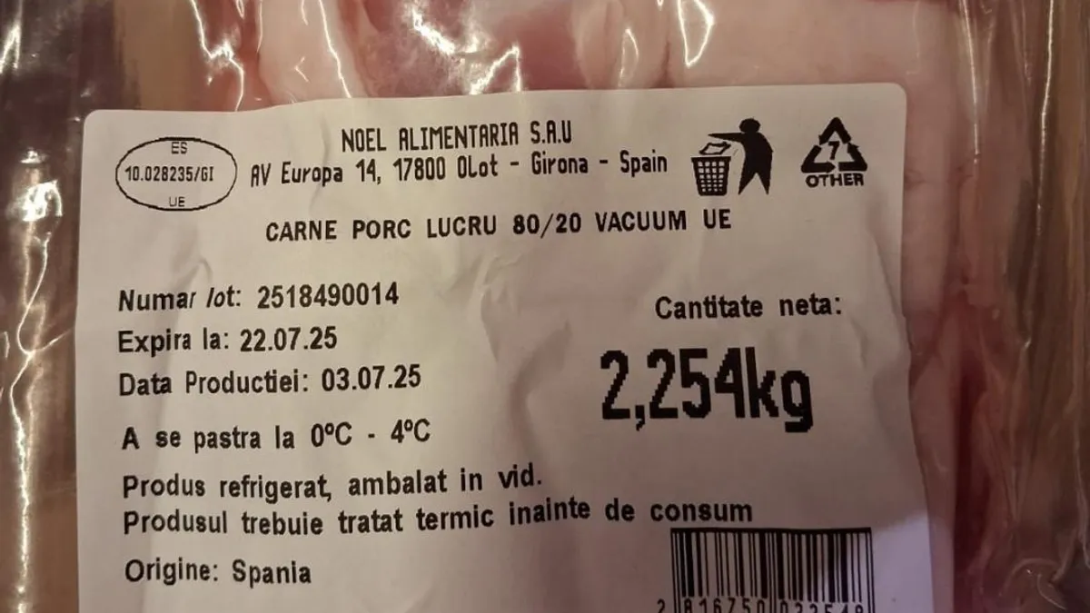 Românii mănâncă porc din alte țări (sursa: ziaruldeiasi.ro)