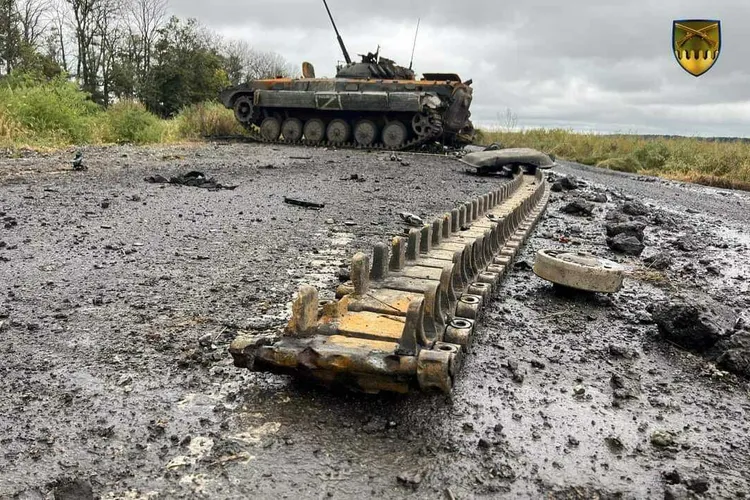 Rușii se retrag haotic din Herson (sursa: Facebook/General Staff of the Armed Forces of Ukraine)