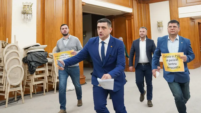 Simion a mințit când a anunțat că a strâns semnăturile pentru suspendarea lui Iohannis Foto: Inquam/Saul Pop