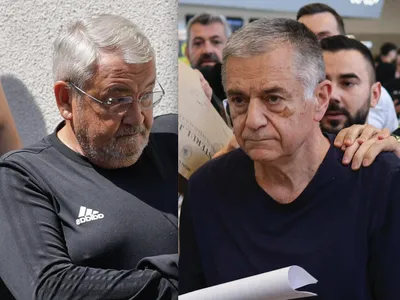 Fostul ministru de Finanțe Sebastian Vlădescu și cumnatul lui Geoană, eliberați din închisoare (sursa: Inquam Photos/George Călin, Octav Ganea)