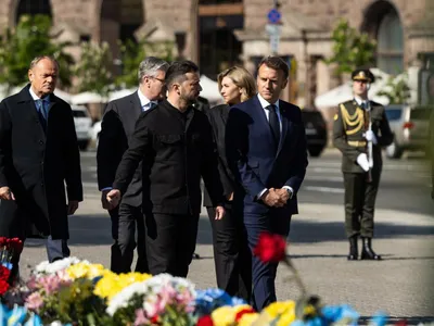 Macron, sceptic față de oferta Kremlinului (sursa: Facebook/Volodimir Zelenski)