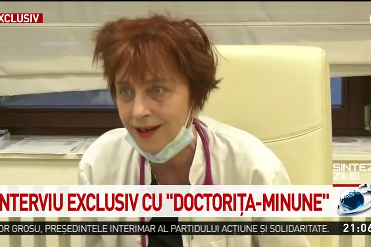 Afacerile medicului Flavia Groșan au explodat în pandemie, când Antena 3 îi făcea reclamă Foto: Captură video
