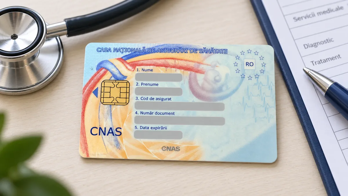 Card de sănătate pentru asigurații CNAS