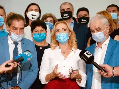 Petrariu, sindicalistul lui Firea, cinism total. Aici, Petrariu, un cap peste Firea (sursa: gsp.ro)