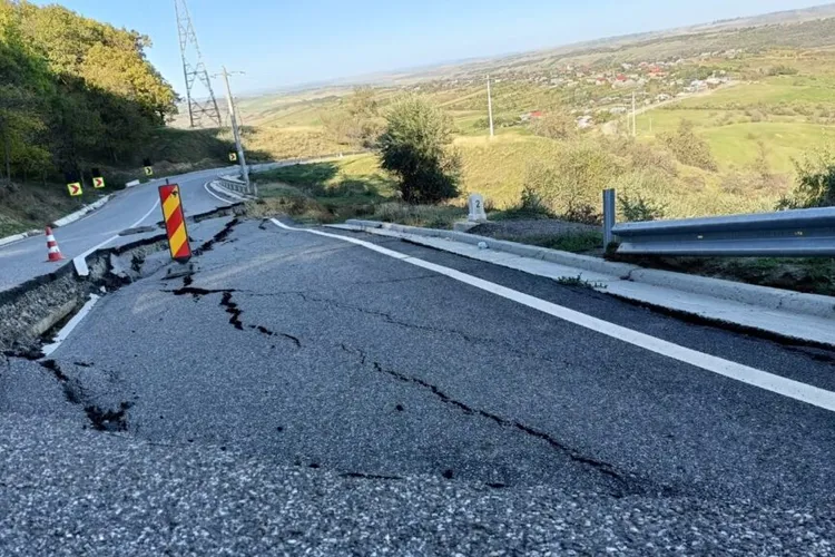 Asfaltare în ciuda alunecărilor de teren (sursa: ziaruldeiasi.ro)