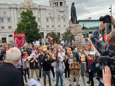 Trump vizitează Scoția, câteva proteste publice (sursa: BBC)