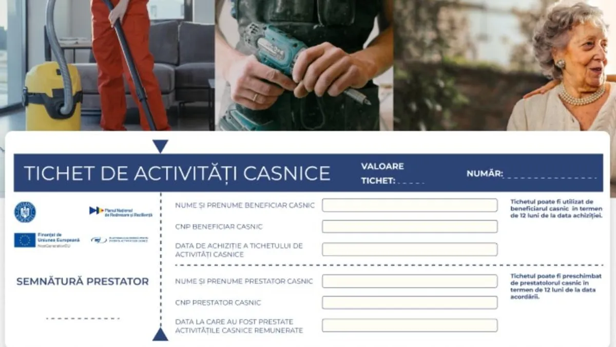 Avantajele tichetelor valorice pentru activități casnice (sursa: ziaruldeiasi.ro)