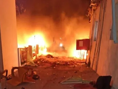 Israelul acuză Jihadul Islamic pentru explozia de la spitalul din Gaza Foto: Captură video