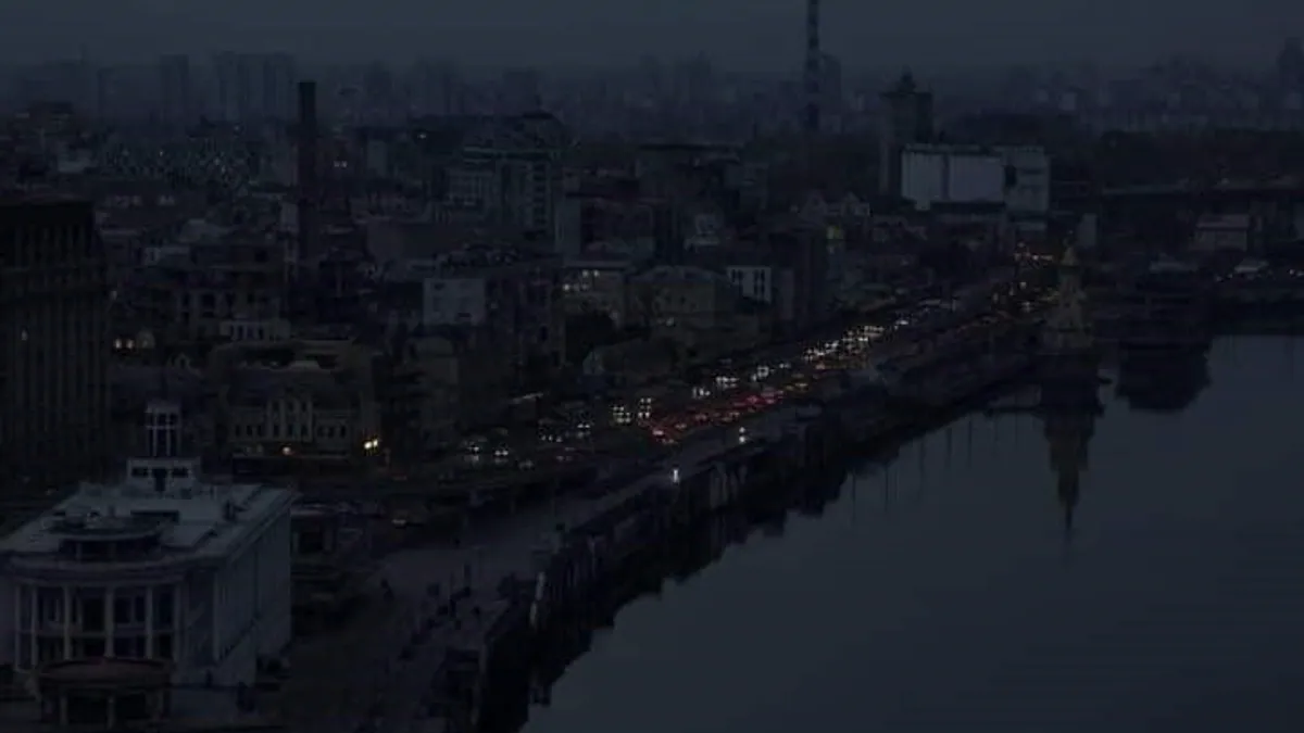 Peste 10 milioane de ucraineni, fără curent electric Foto: Twitter