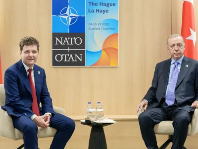 Nicușor Dan, întâlnire cu președintele Erdogan (sursa: X/Nicușor Dan)