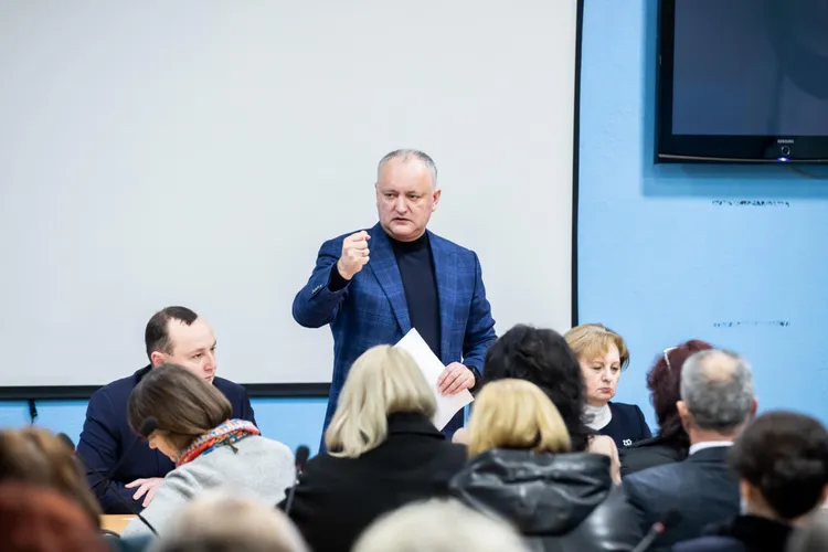 Dodon se plânge că i se pune sechestru Foto: Facebook Igor Dodon