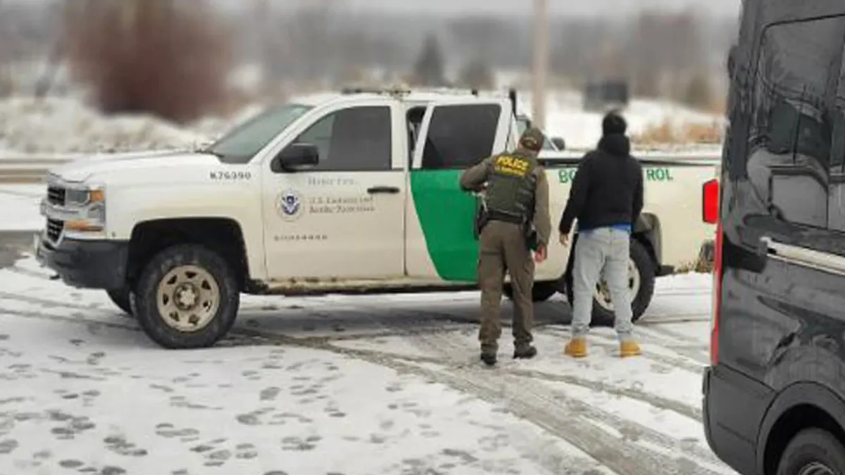 12% din ilegalii prinși când treceau granița în sectorul Houlton, din Maine (SUA), români Foto: U.S. Customs and Border Protection-Houlton Sector