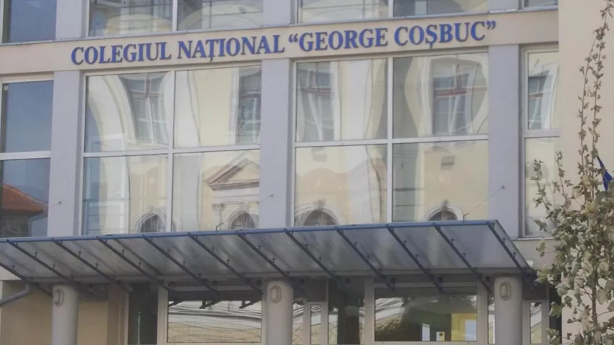 Elev de nouă ani agresează cadre didactice (sursa: Facebook/Colegiul Național George Coșbuc)
