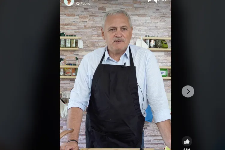 Dragnea are emisiune online de gătit (sursa: Facebook/Liviu Dragnea)