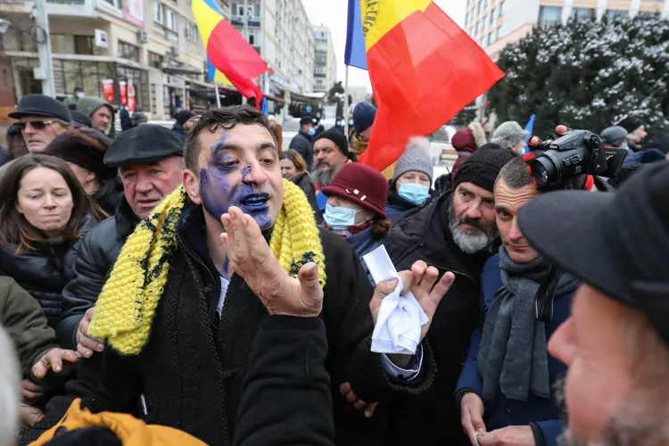 Dosar penal pentru cerneala aruncată. (sursă: INQUAM PHOTOS/Liviu Chirică)