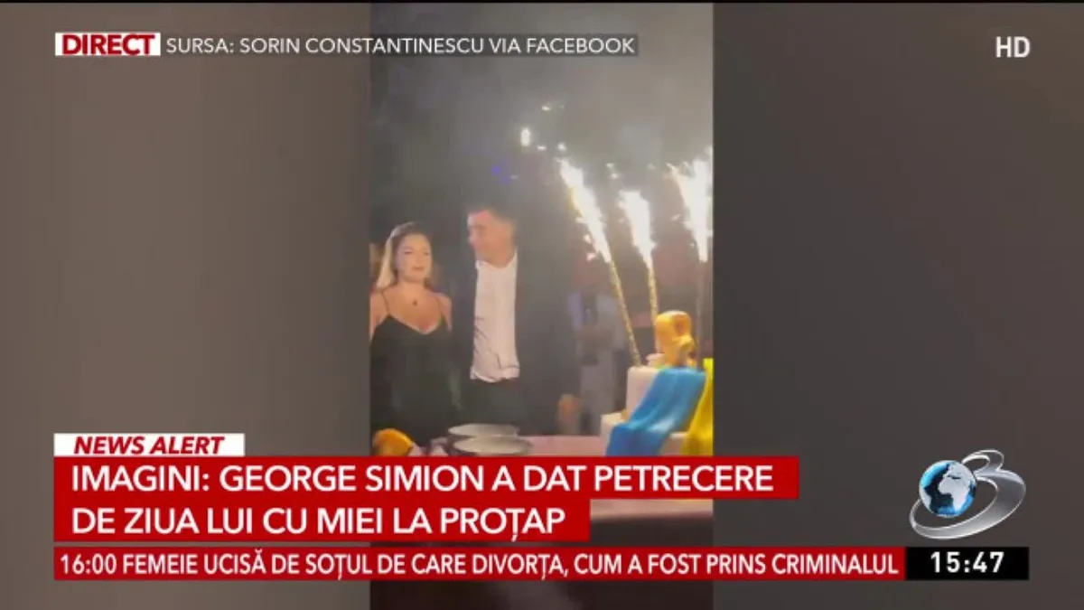 Simion, mitocănie pe Facebook, supărat că presa a relatat chiolahnul său, cu miei la proțap Foto: Captură video Antena 3