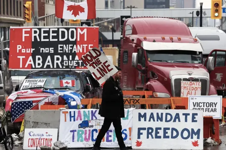 Convoaiele anti-restricții blochează planeta (sursa: Guardian)