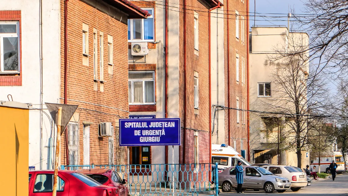 S-a autoînjunghiat în piept la spital (sursa: spitalgiurgiu.ro)