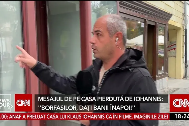 Antena 3 anunță că, luni, ANAF va cere sechestru pe casa în care locuiesc soții Iohannis, la Sibiu Foto: Captură video