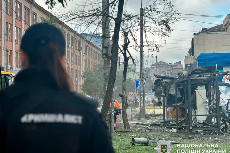 Atac masiv al Rusiei asupra Kievului (sura: Facebook/Poliția din Kiev)