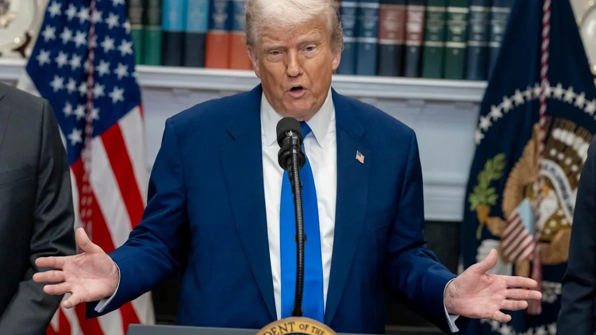 Trump, mesaj virulent contra Curții Supreme (sursa: Facebook/The White House)