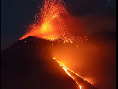 Vulcanul Etna a erupt din nou (sursa: Facebook/Travel Sicily)