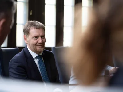 Saxonia vrea reînnoirea livrărilor energetice ruse (sursa: Facebook/Ministerpräsident Michael Kretschmer)