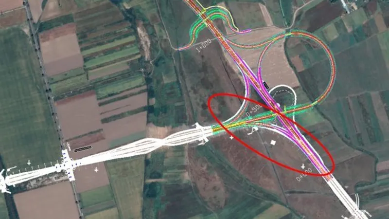 Autostrada A7 demolează parțial centura Bacăului (sursa: ziaruldeiasi.ro)