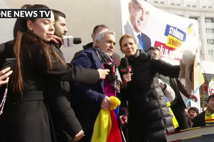 Eșec deplin al mitingului suveranist pro-Georgescu Foto: captură video