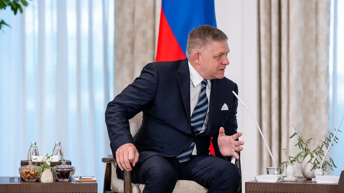 Slovacia condiționează susținerea sancțiunilor împotriva Rusiei (sursa: Facebook/Robert Fico)