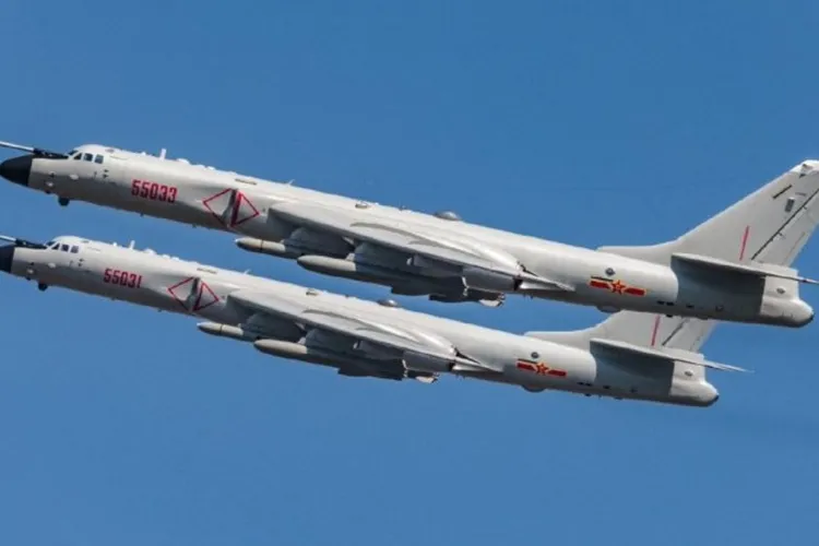 China, bombardiere nucleare în spațiul taiwanez (sursa: warriormaven.com)