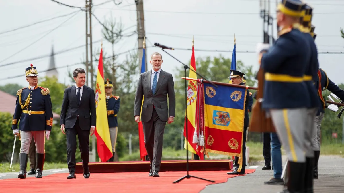 Nicuşor Dan, întâlnire cu regele Spaniei (sursa: Inquam Photos/Bogdan Buda)