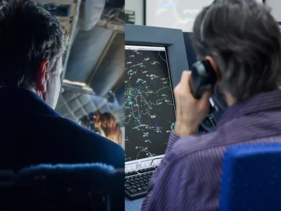 Cine este elvețianul care, cu un gest spontan bine intenționat, a stârnit scandalul începutului de an în România (sursa: Facebook/Nicușor Dan, Skyguide)