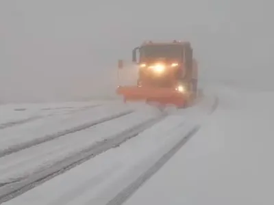 Cum a justificat CNAIR că nu a deszăpezit o șosea (sursa: Facebook/Compania Nationala de Administrare a Infrastructurii Rutiere)