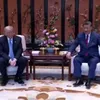 Xi pare mai înalt decât trump. după aranjamentul protocolului chinezesc Foto: captură video