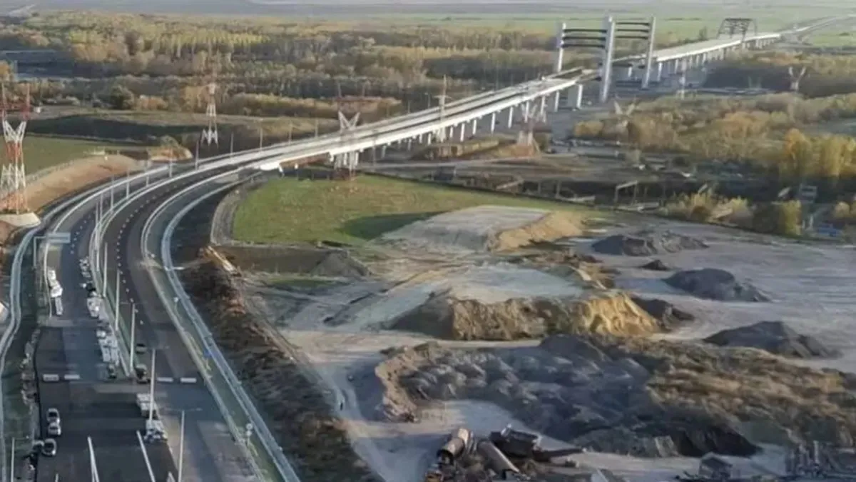 Drumul expres Braila-Galați: probleme uriașe înainte de deschidere Foto: captură video