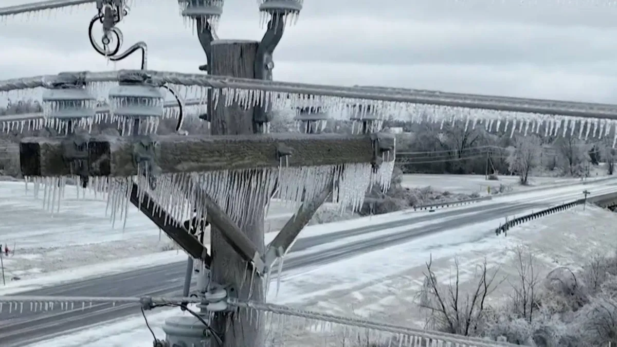 Furtună de iarnă devastatoare în SUA (sursa: CBS News)