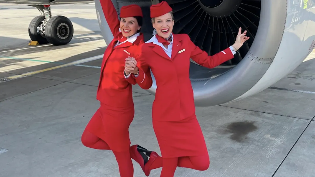 Austrian Airlines vinde bilete fără loc (sursa: Facebook/Austrian Airlines)