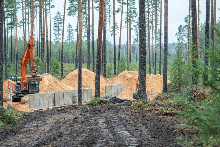 Estonia, linie de apărare la granița cu Rusia (sursa: err.ee)