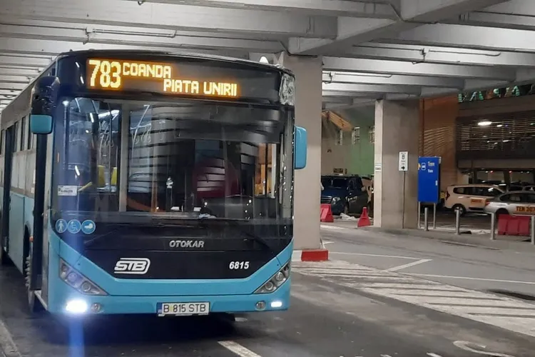 Linia de autobuz 783, spre Aeroportul Otopeni, devine linia 100 Foto: Captură YouTube