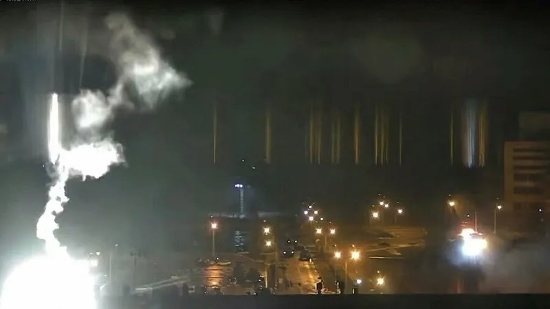 SUA evocă o posibilă ''crimă de război'' atacul asupra unei centrale nucleare Foto: Captura video