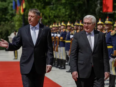 Modelul turistului Iohannis, președintele german Steinmeier (sursa: Inquam Photos/Octav Ganea)