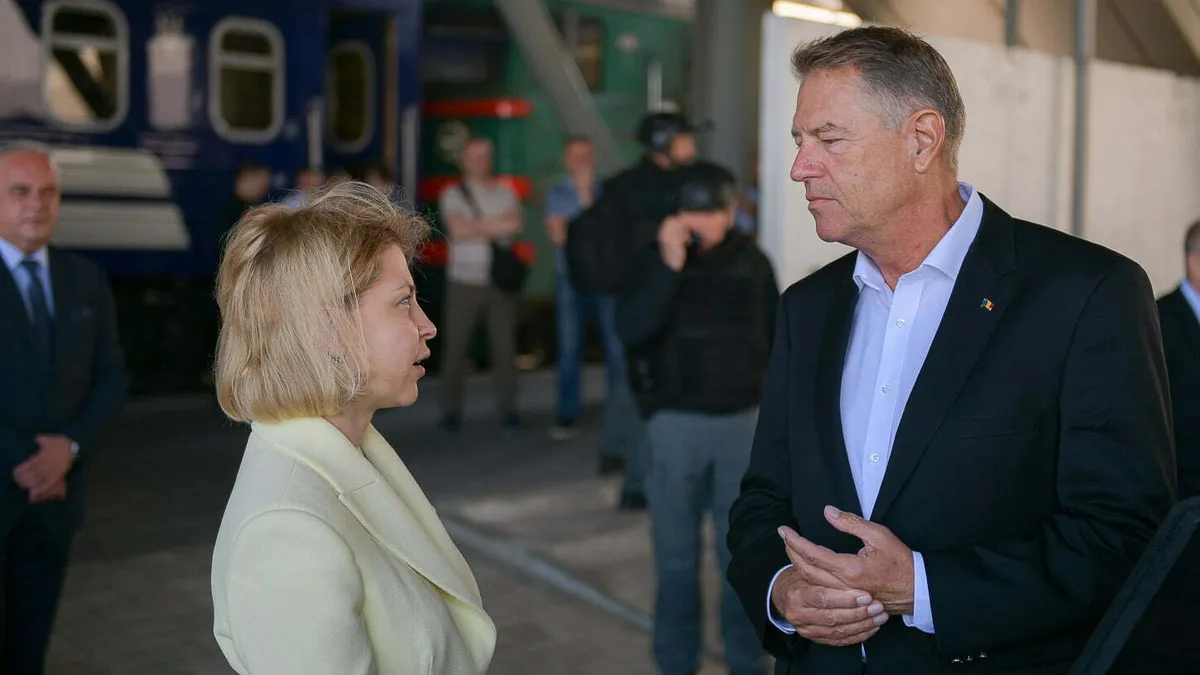 Au sunat sirenele la Kiev în timpul vizitei liderilor europeni (sursa: Twitter/KlausIohannis)