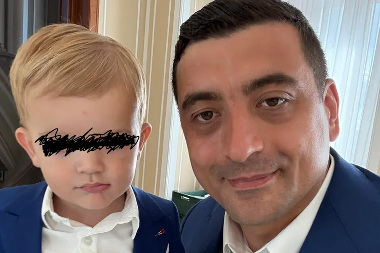 George Simion își folosește copilul online (sursa: Facebook/George Simion)