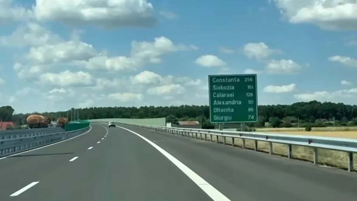 Autostrada A0: lotul 3 Sud, deschis (sursa: Facebook/Cristian Pistol)